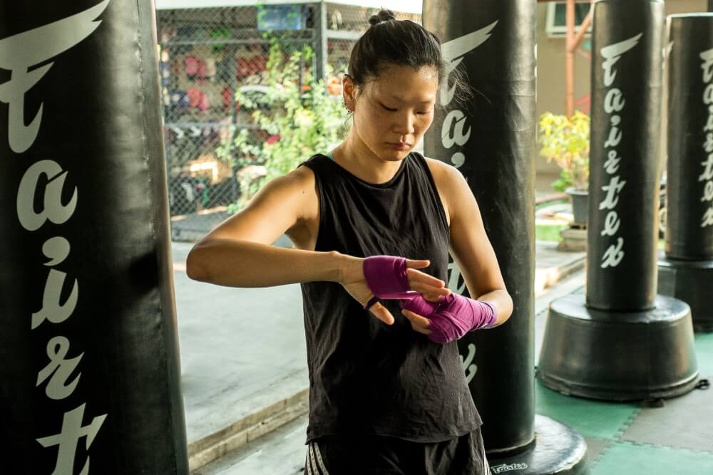 Muay Thai Hand Wrapping