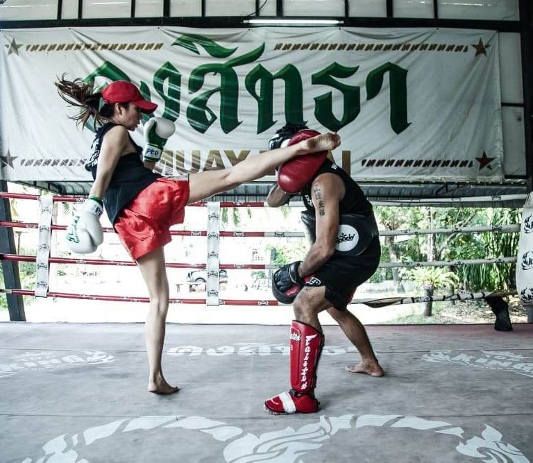 Muay Thai Lesson with Pad Thai Noodles