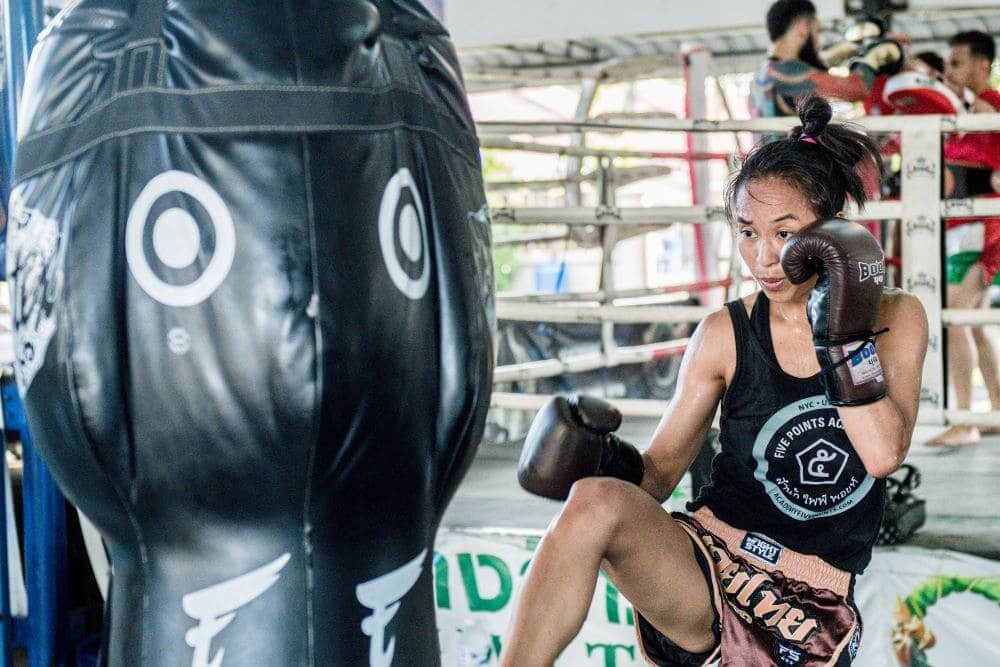 Muay Thai Bag Training