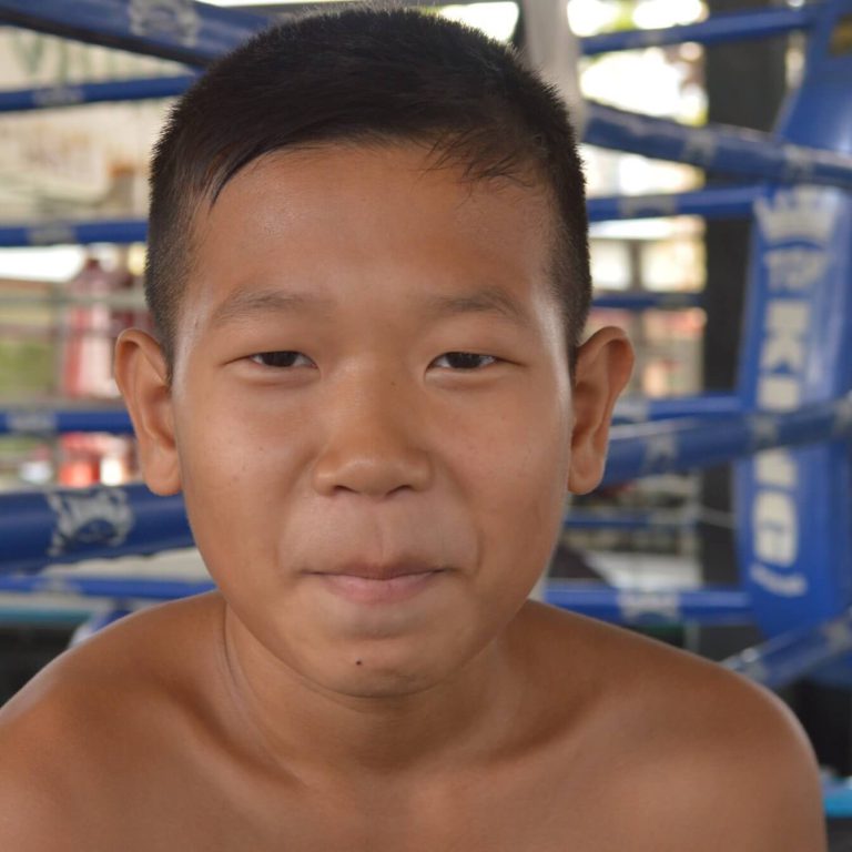 Young Nak Muay Boxers in Muay Thai