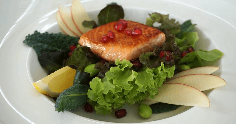 Grilled salmon