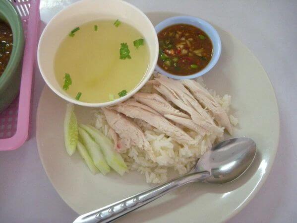 Khao Mun Gai or Boiled Chicken with Rice